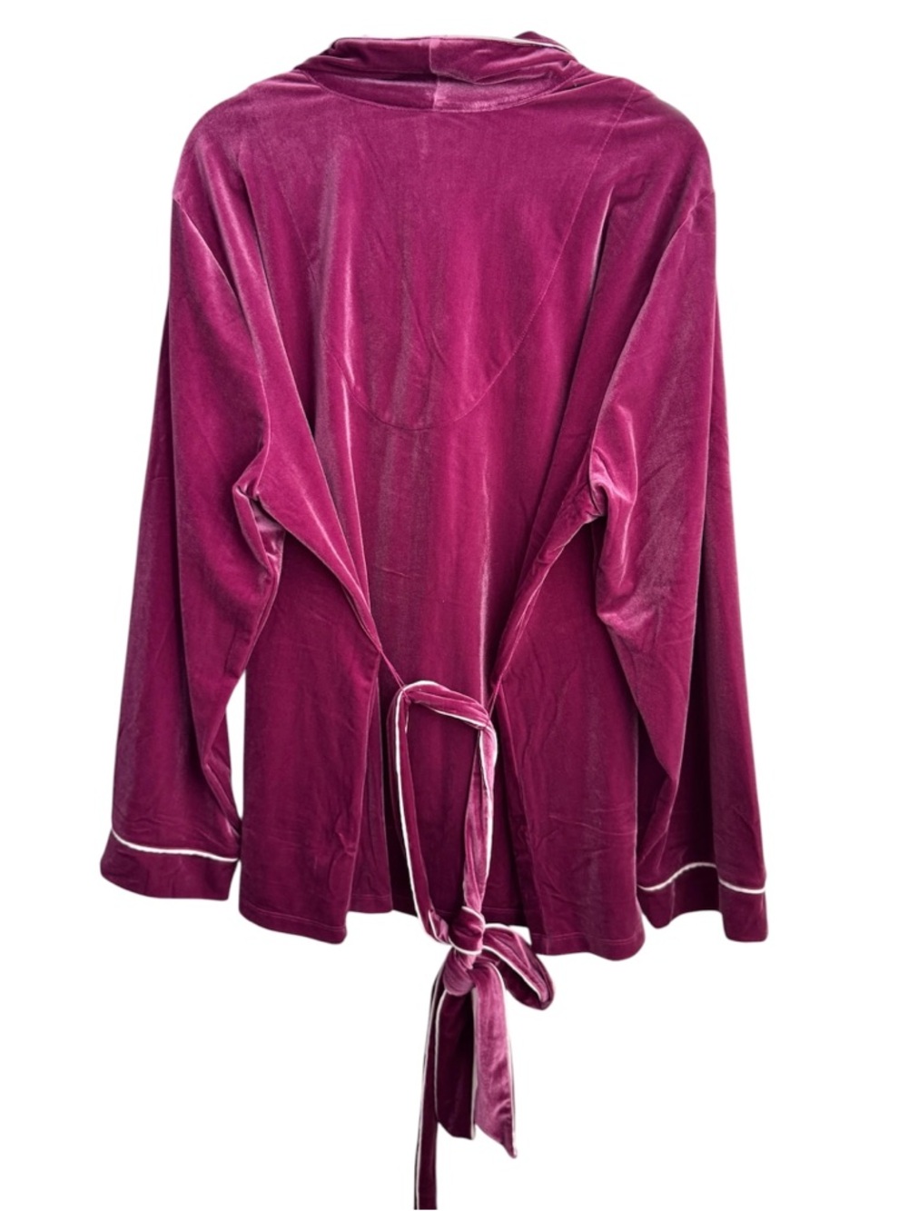 INC International Concepts Vivid Orchid Velvet Pajama Top, Size XXL - NWT - Picture 3 of 10